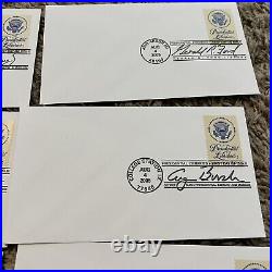 2005 Presidential Libraries Fdc Covers Lot Of 13 Different Presidents