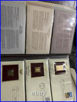 22k Gold Surface Golden Replicas United States Stamps 31 Gold Stamps Plus Bonus
