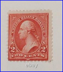 #251- 1894 2 Cent Washington Carmine Type 2 Postage Stamp