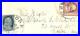 #26b, imperf between, and 24, on small cover New York to Boston, cv $7500