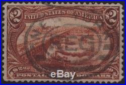 #293 XF-SUPERB USED GEM With LIGHT BLACK CNL RICH COLOR SCARCE With PF CERT WL6464