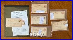 39 Pieces US #UX1 & UX3 Mint, Unused, & Used 1c Liberty Postal Cards Lot