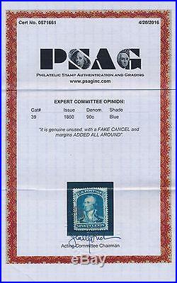 #39 VF USED MARGINS ADDED ALL AROUND (FAULTS) With PSAG CERT CV $11,000 AU124