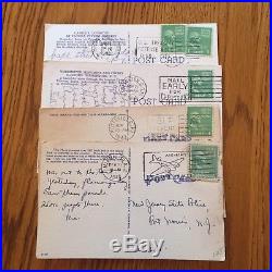 (5)-Original US Postage Stamp George Washington 1 Cent
