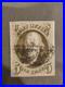 5 five cent 1847 1a United States of America stamp with CERTIFICTE