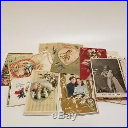 500 Antique Vintage Postcard Lot Used & Unused Divided Linen Chrome RPO US Navy