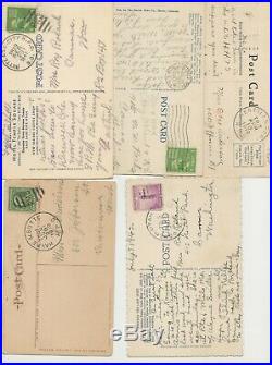 500 Antique Vintage Postcard Lot Used & Unused Divided Linen Chrome RPO US Navy