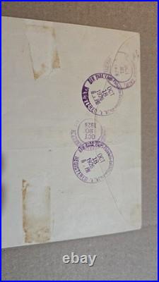 #630 1926 2c Battle of White Plains, Carmine Rose, Cancelled Souvenir Sheet