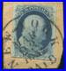 7 Franklin Imperf Plate #3 Used Stamp Pos 73L3 BX6410 7 Franklin Imperf Plate #3 Used Stamp Pos 73L3 BX6410