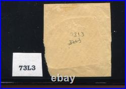 7 Franklin Imperf Plate #3 Used Stamp Pos 73L3 BX6410