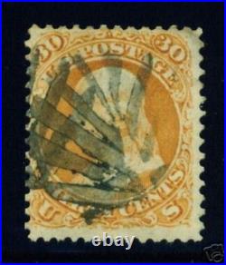 71 (30c Franklin) FANCY CANCEL Intersecting LEAF / LEAVES WoW 71 (30c Franklin) FANCY CANCEL Intersecting LEAF / LEAVES WoW