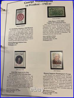 837 Mint and Used United States Stamps 1920's-1990's Mounted in Album with details 837 Mint and Used United States Stamps 1920's-1990's Mounted in Album with details