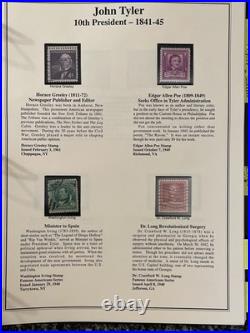 837 Mint and Used United States Stamps 1920's-1990's Mounted in Album with details 837 Mint and Used United States Stamps 1920's-1990's Mounted in Album with details