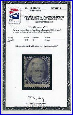 84, 2c D Grill Jackson, Used, PSE certificate, Scott $4,500
