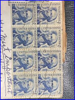 9 George Washington 5 cent Rare Used stamps 1962 United States Postage