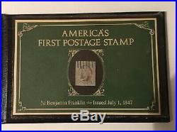 AMERICA'S FIRST POSTAGE STAMP Ben Franklin 1847 5 Cent! RARE