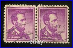 Abraham Lincoln 4 cent Pair of Stamp