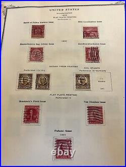American Album For United States Stamps Many Complete Pages And Short Sets