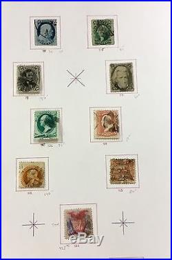BJ STAMPS US Better Used Classic Stamp Collection 24, 35,73,77,112,113,116,121