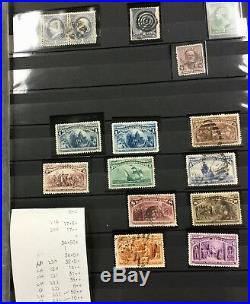 BJ STAMPS US Better Used, Mint and NH Classic Stamp Collection over $4,000 cat