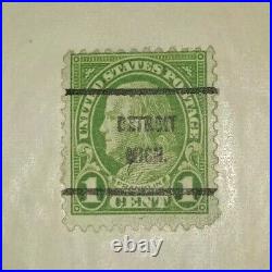 Benjamin Franklin 1 Cent Stamp (Very Rare) Detroit, Mich