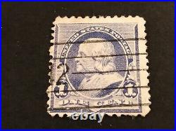 Benjamin Franklin 1CENT Blue Stamp 1800 Used