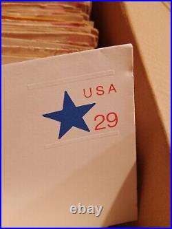 Box Full of U. S. A Stamps on Covers 1929 Onwards Hundreds in the Collection