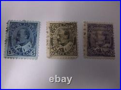 Canada # 91, 94, and 95 Used Stamps SCV $340.75