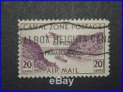 Canal Zone Scott #CO8-CO12 Airpost Official Used Stamp Set