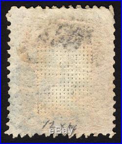 Classic US #85 3c 1868 Rose D Grill F Used Segmented Cxl Rare Stamp CV $1,100+