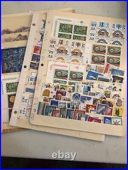 Collection Stock Of Covers Foreign USA Un Flag Small Stock Book, French box xa