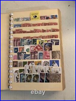 Collection Stock Of Covers Foreign USA Un Flag Small Stock Book, French box xa