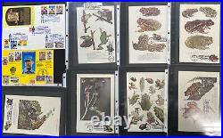 Collection of 45 Oversized mixed cachet First Day covers many full sheets