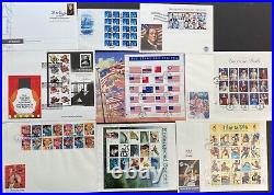 Collection of 45 Oversized mixed cachet First Day covers many full sheets