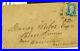 Confederate CSA Stamps # 9 Used on Cover Rare Scott Value $1,600.00