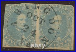 Confederate States 4 Used Pair of 2 Stamps BX4753