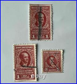 Consolidated Us Documentary Reds & Greens Stamps Lots See Photos #48-55
