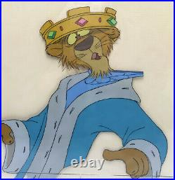 Disney Animation Cel Prince John from Robin Hood Authentication Stamp, 1973