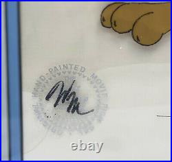 Disney Animation Cel Prince John from Robin Hood Authentication Stamp, 1973