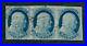 Drbobstamps US Scott #9 Used VF Strip of 3 Stamps Cat $300