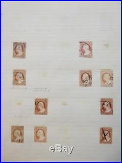 EDW1949SELL USA 1851 Scott #11-11A Collection of 365 Used varieties. Cat $5475