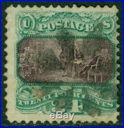 EDW1949SELL USA 1869 Sc #120 Used Very Fresh withneat cancel PSAG Cert Cat $675
