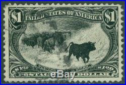 EDW1949SELL USA 1898 Scott #292 VF Used Beautiful stamp PSAG Cert Catalog $700