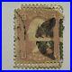 ERROR 1800’s U. S. 3C WASHINGTON STAMP WITH DOUBLE PERF ON TOP AND BOTTOM