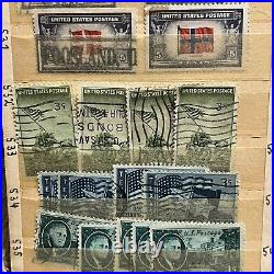 Early U. S. Stamps Lot With Various Country Flags In Stock Page #4