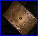 Estate Solid Copper Wide Stamped Studio Made Star Moon Sun Bracelet Cuff 7 3/4