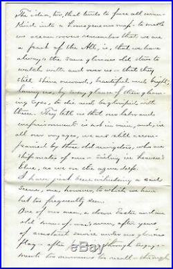 FANTASTIC Civil War Blockade Ship letters 1864 USS Lackawanna off Galveston TX