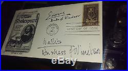FIRST DAY COVER with TWO SIGNATURES of DUKE & DUCHESS of WINDSOR. EDWARD the 8th