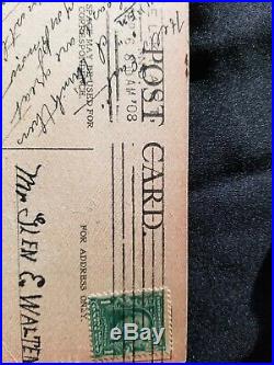 Franklin Blue Green scott#300 Sep 6, 1908 Elkhart Indiana Cancel