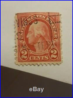 GEORGE WASHINGTON 2 TWO CENTS RED STAMP Used Nice Perf RARE
